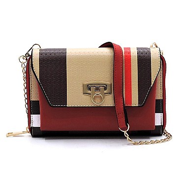 Tartan Zip Around Plaid Check Crossbody Clutch Wallet