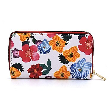 3-in-1 Flower Leopard Top Handle Satchel