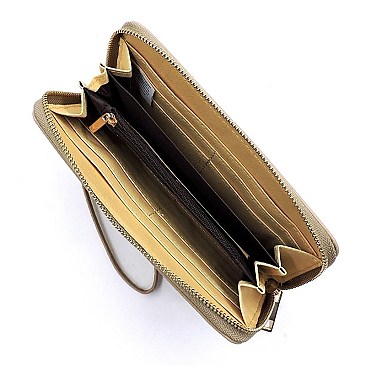 Front Zipper 2-in-1 Bucket Shoulder Bag