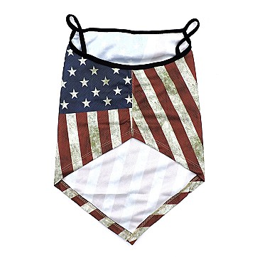 Pack of 12 US Flag Bandana Headwear Headwrap