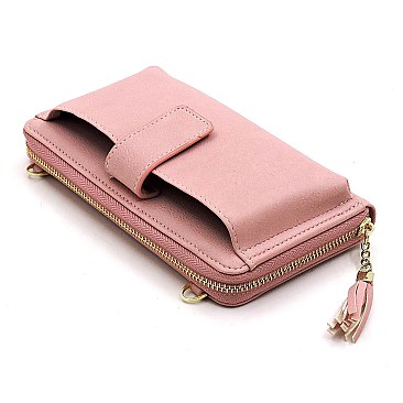 Crossbody Wallet Wristlet Cell Phone Purse