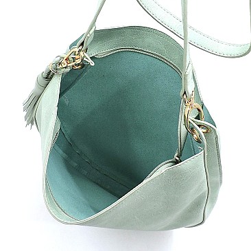 Fashion Tassel 2-in-1 Crossbody Bag