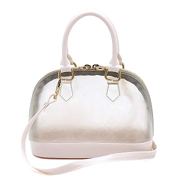 Jelly Candy See Thru Cute Dome Satchel