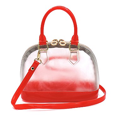 Jelly Candy See Thru Cute Dome Satchel