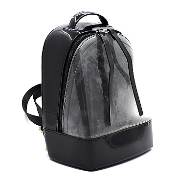 Jelly Candy See Thru Convertible Backpack Satchel