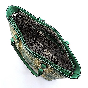 Fashion Straw Woven Printed Shopper