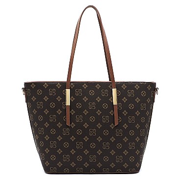 2-in-1 Monogram Shopper Set