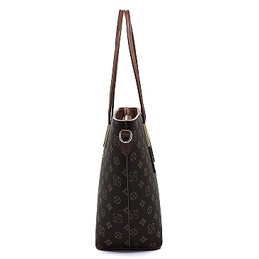 2-in-1 Monogram Shopper Set