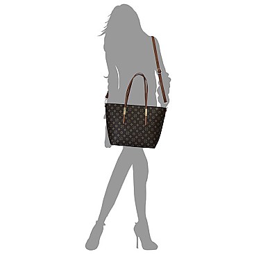 2-in-1 Monogram Shopper Set