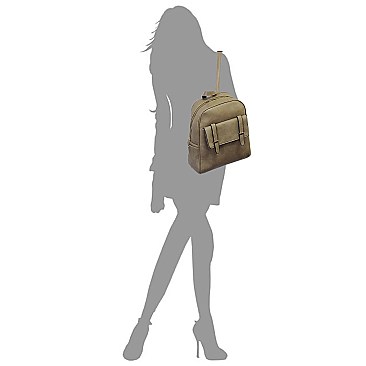 Trendy Flap Backpack