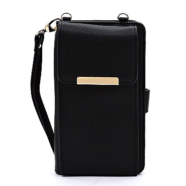 Bifold Wallet Crossbody Cell Phone Case