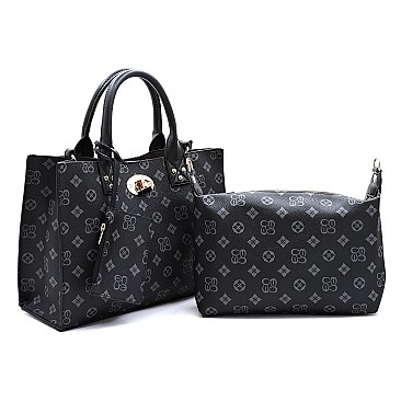 3-in-1 Monogram Satchel Value Set