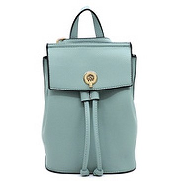 Fashion Convertible Drawstring Backpack Satchel