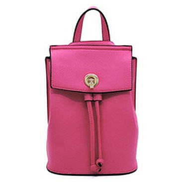 Fashion Convertible Drawstring Backpack Satchel