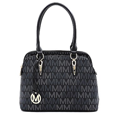 Multi Compartment M Monogram Satchel