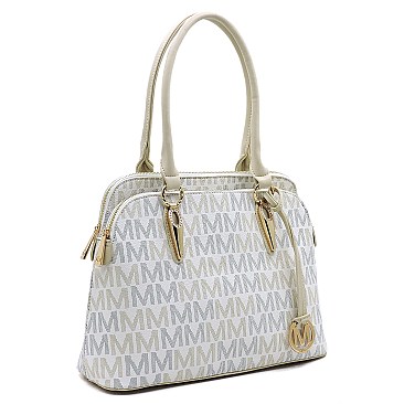 Multi Compartment M Monogram Satchel