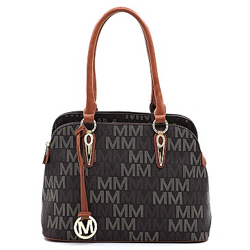 Multi Compartment M Monogram Satchel