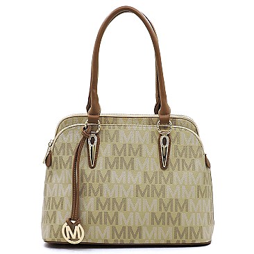 Multi Compartment M Monogram Satchel