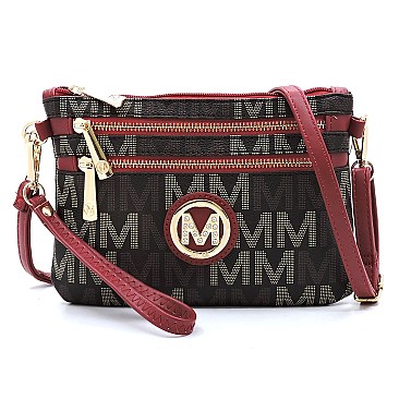 Multi Zip Pocket Cltuch M Monogram Crossbody Bag