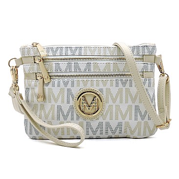 Multi Zip Pocket Cltuch M Monogram Crossbody Bag