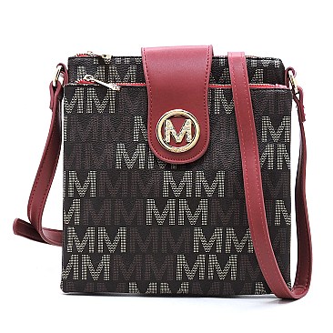 Multi Compartment M Monogram Crossbody Bag