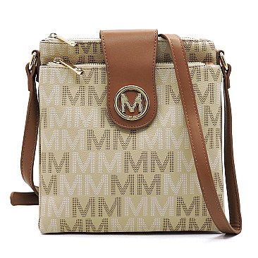 Multi Compartment M Monogram Crossbody Bag