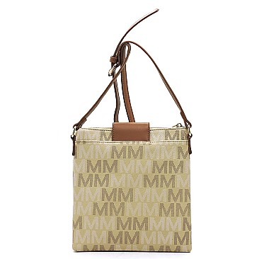 Multi Compartment M Monogram Crossbody Bag