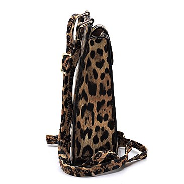 Leopard Crossbody Bag Cell Phone Purse