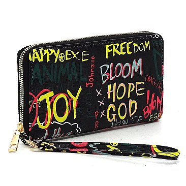 Graffiti Bee Charm  2-in-1 Satchel