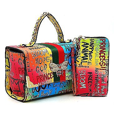 Medium Fashion Backpack Clutch SET [ clone ]