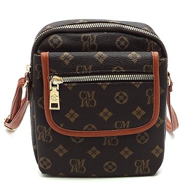 Fashion Monogrammed Crossbody Bag