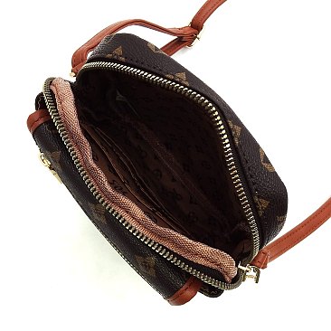 Fashion Monogrammed Crossbody Bag