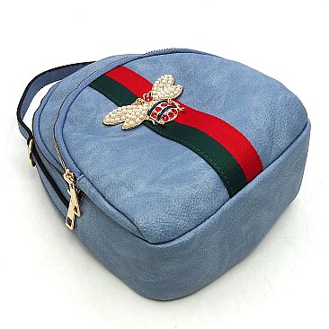 BEE ACCENT STRIPE Satchel / Backpack CONVERTIBLE