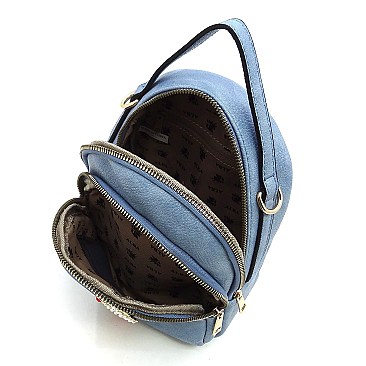 BEE ACCENT STRIPE Satchel / Backpack CONVERTIBLE