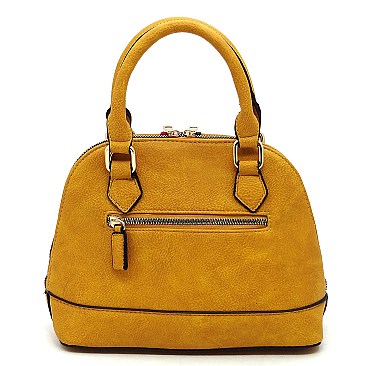 Fashionable Bee Stripe Dome Satchel