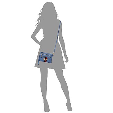 Stylish Clutch Crossbody Bag Wristlet