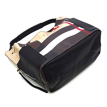 Tartan Check 3-in-1 Shoulder Bag Hobo Set