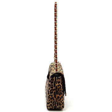 2-IN-1 Leopard Classic Shoulder Bag & Wallet Set