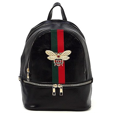 Classic Queen Bee Stripe Backpack