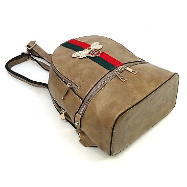 Classic Queen Bee Stripe Backpack