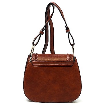 Trendy Tassel Saddle Crossbody Bag