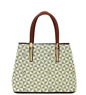Monogram Top Handle 3-in-1 Satchel