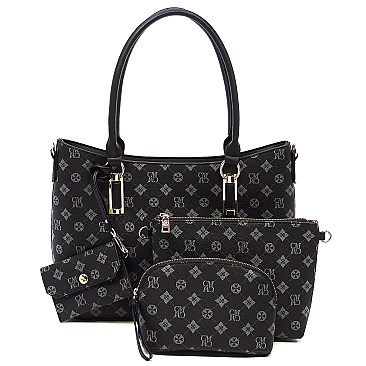 4-in-1 Monogram Classic Satchel Value Set