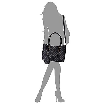 CM 4-in-1 Monogram Classic Satchel Value Set