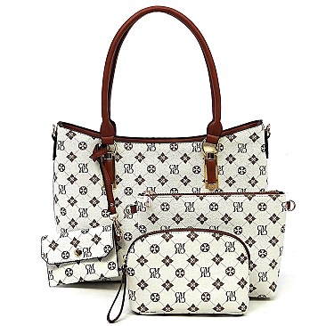 4-in-1 Monogram Classic Satchel Value Set