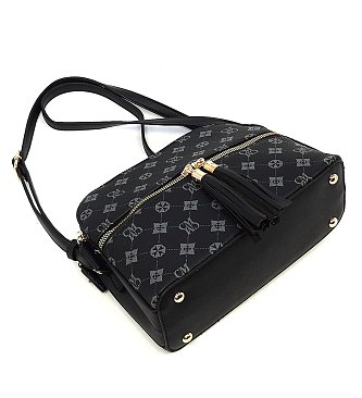 CM Monogram Multi Compartment Dome Crossbody Bag