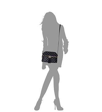 CM Monogram Multi Compartment Dome Crossbody Bag