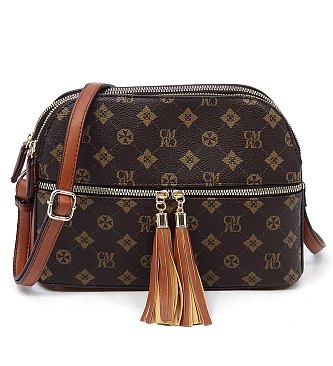 CM Monogram Multi Compartment Dome Crossbody Bag