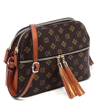 CM Monogram Multi Compartment Dome Crossbody Bag