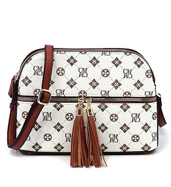 CM Monogram Multi Compartment Dome Crossbody Bag